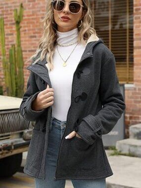 Women's Sherpa Lined Toggle Duffle Coat